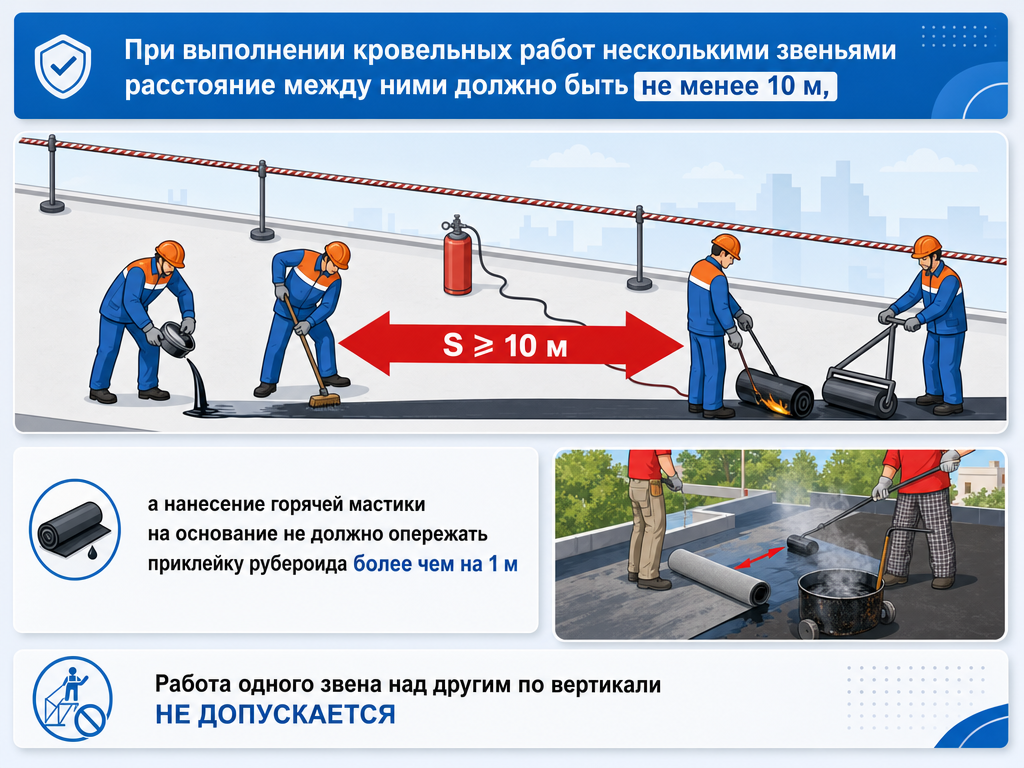 Правила по охране труда при работе на высоте. Дополнение 4: Требования по охране труда при монтаже и демонтаже на высоте стальных и сборных несущих конструкций; Требования по охране труда при установке и монтаже на высоте деревянных конструкций; Требования по охране труда при выполнении кровельных и других работ на крышах зданий (обновлено: приказ N 782н от 16.11.2020) — кадр 1