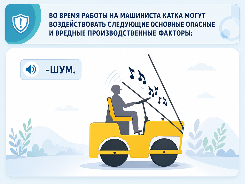 Машинист катка самоходного с гладкими вальцами — кадр 1
