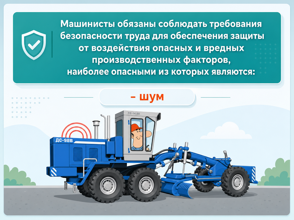 Машинист автогрейдера — кадр 1