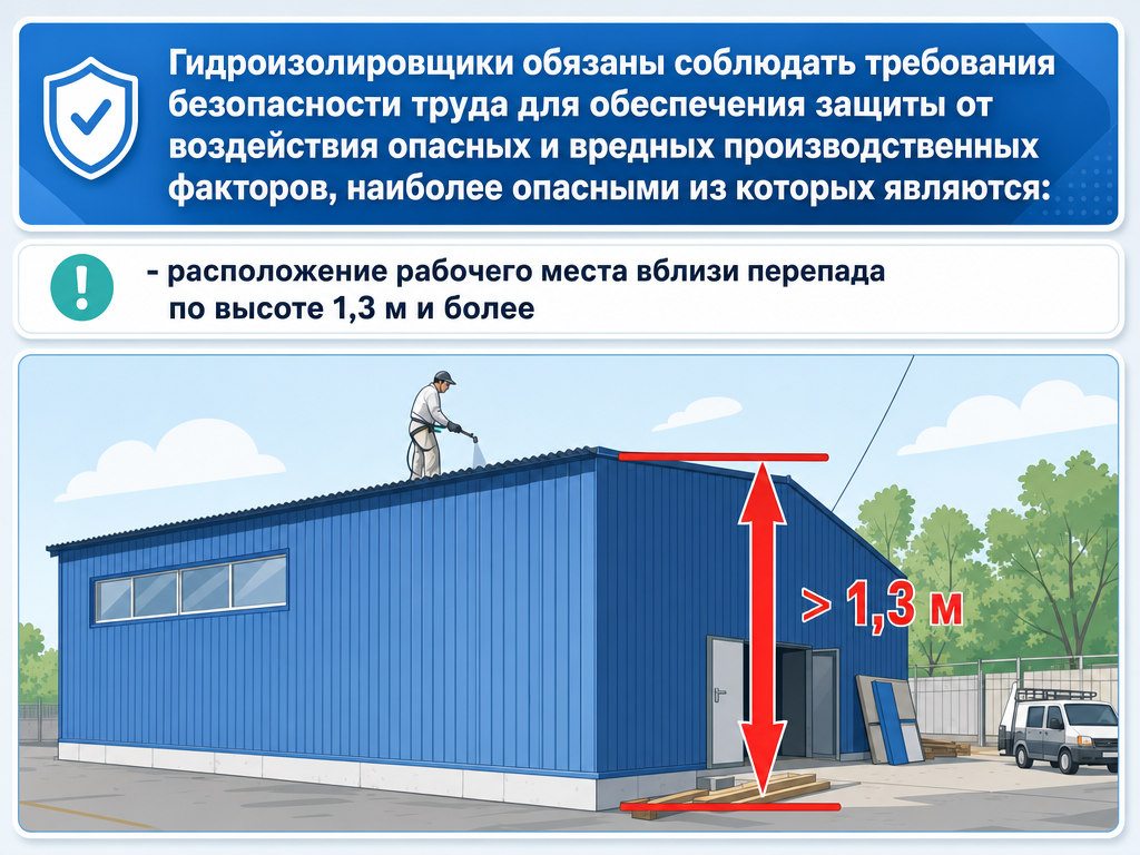 Изолировщик на гидроизоляции — кадр 1