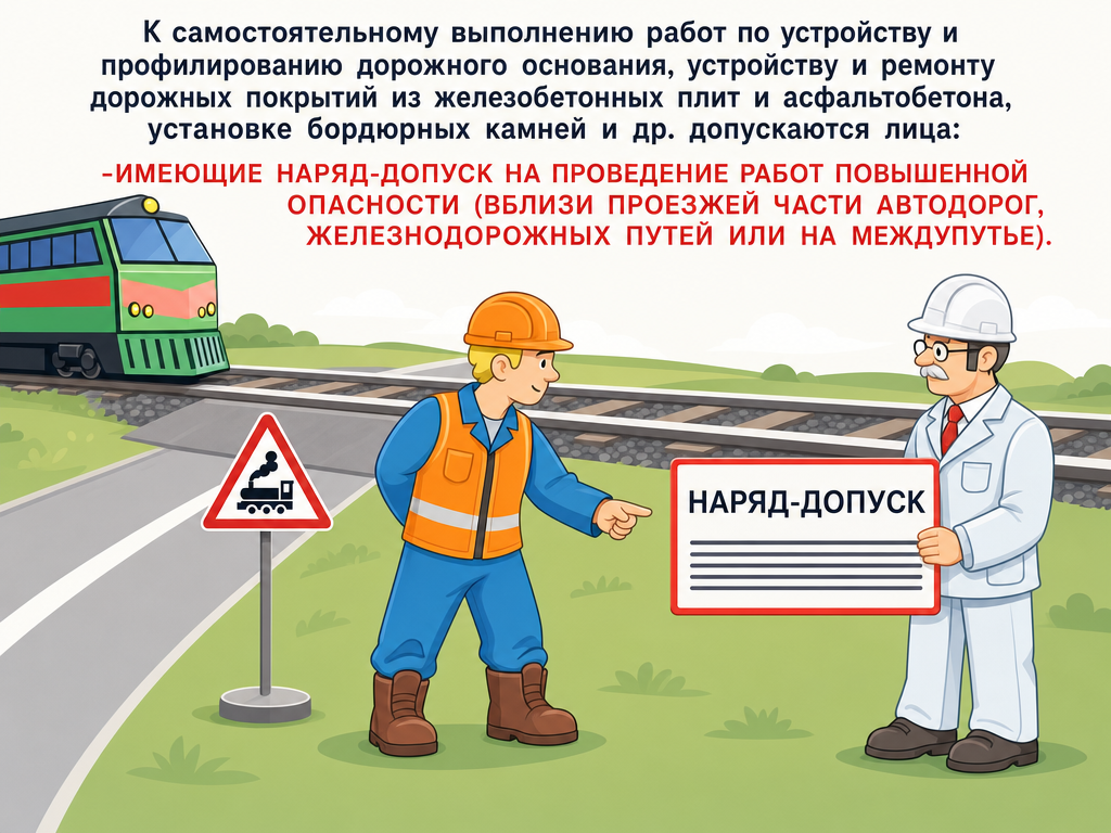 Дорожный рабочий — кадр 1