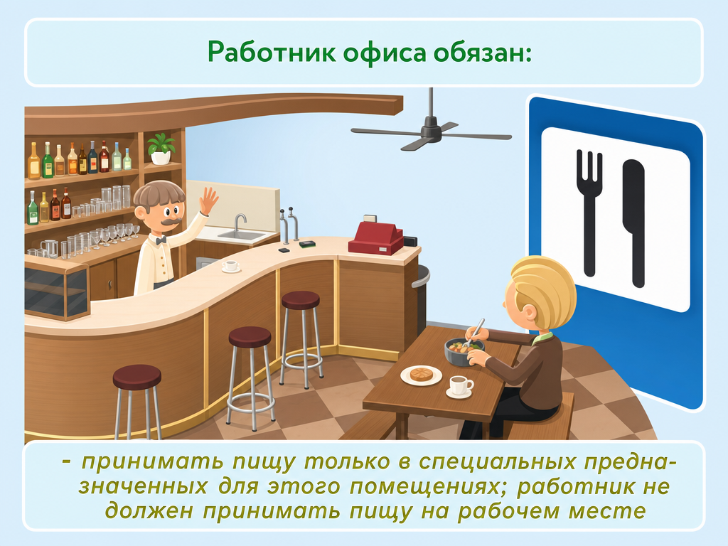 Работа в офисе — кадр 1